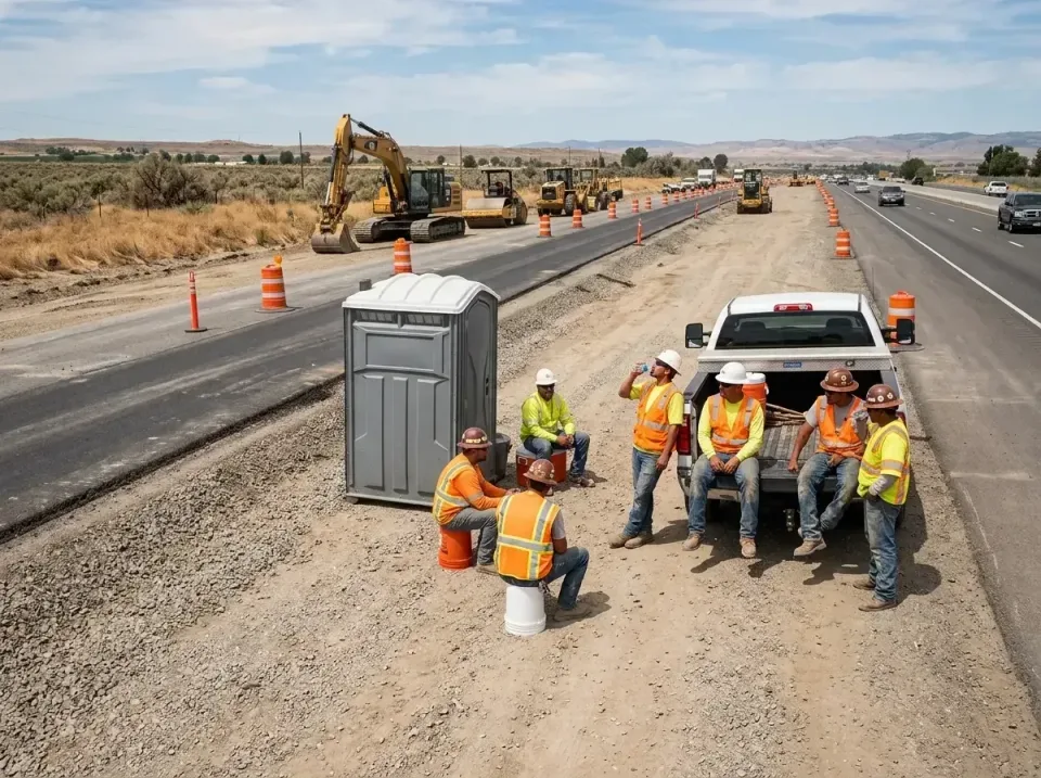 highway-road-construction-crew-007 — frequently asked questions, Porta Potty and Restroom Rentals in Country Homes, WA